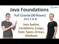 Java Foundations Certification - Full Course [Part 1/3]