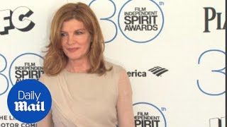 Rene Russo stuns in sheer nude dress at Independent Spirits - Daily Mail