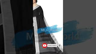 Black silk Saree | Mr C World |