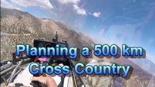 Planning a 500 km Cross Country Flight