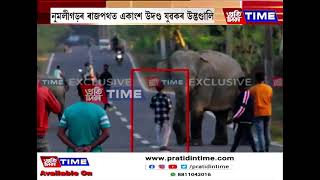 নুমলীগড়ৰ ৰাজপথত একাংশ উদণ্ড যুৱকৰ উদ্ভণ্ডালি