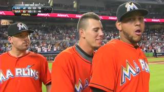 2013/08/19 Fernandez celebrates after win