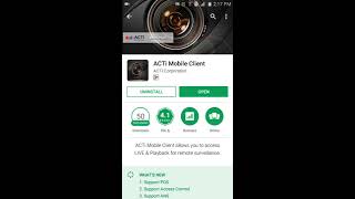 Acti Mobile Client Setup