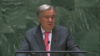 UN chief warns of risk of great global 'fracture'