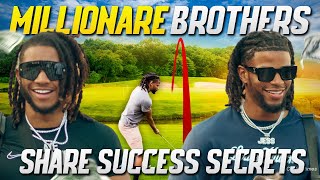 Millionaire Brothers @Jesse-Frimpong \u0026 @ayehxncho  Share Untold Success Stories ⛳💸  (While Golfing!)