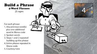 Build A Phrase - 4 Word Phrases - 25wpm