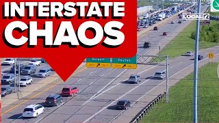 Bad Driver On Ohio Interstate Causes Multi Car Crash