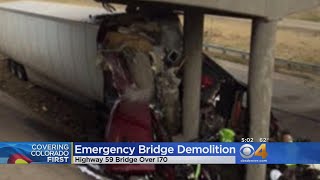 CDOT Rebuilding Overpass After Semi Smashes Into Supports, Killing 2