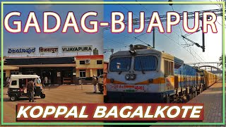 Gadag to Bijapur Travel KBL | Yesvantpur Express(Via Hospet)