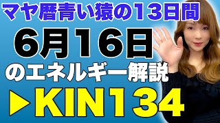 【マヤ暦】6月16日　今日のエネルギー解説　KIN134　青い猿・白い魔法使い・波動数4