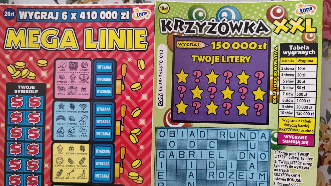 #zdrapki #lotto Wreszcie Duży Plus 💰👍🤑 Mega Linie 💰 Krzyżówka XXL 💰👍 ...