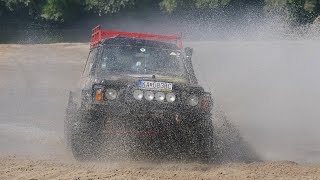 4x4 offroad Zraz Komoča tyres pulling sand šprint (Nissan Patrol, Toyota Landcruiser, Jeep Cherokee)