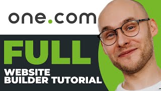 One.com Website Builder Complete Tutorial for Beginners | Step-by-Step