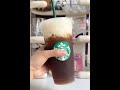 homemade american coffee with salty cream自制咸奶油美式咖啡 food 好物推荐 星巴克咖啡