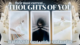 PICK A CARD: 💭 THEIR MOST CURRENT THOUGHTS OF YOU 💭