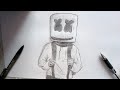 Drawing Marshmello | SpeedArt