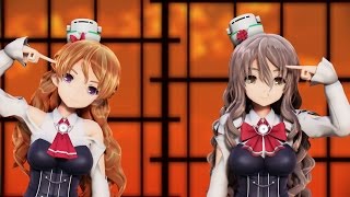 【MMD艦これ】ZaraとPolaでいーあるふぁんくらぶ【4K】