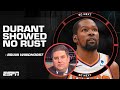 Kevin Durant showed 'no rust' in his Suns debut - Brian Windhorst | SportsCenter