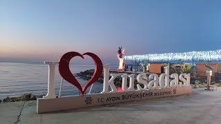 WINTER IN KUŞADASI NIGHT WALK | December 2024 | 4k UHD 60fps