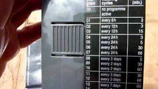 Gardena C14e Irrigation System Battery Change.MOV