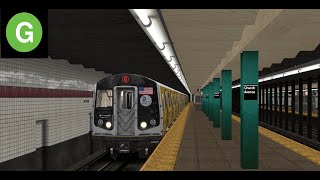 openBVE operation: R160A (G) Train From Church Avenue to 21st-Van Alst