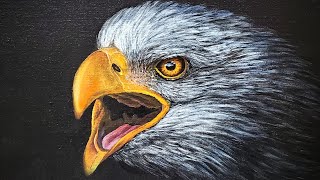 Eagle Acrylic Painting LIVE Tutorial