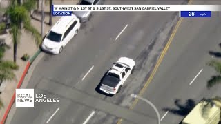 Stolen vehicle suspect leads wild pursuit through San Gabriel Valley