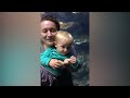 Funny Kids at the Aquarium  Girl SPOOKED By A Beluga Whale!