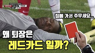 ⚽️ 퇴장시킬때 왜 레드카드를 줄까??