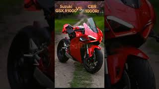 Honda CBR 1000Rr vs Suzuki Gsxr1000r #bike #honda #cbr1000rr