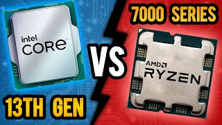 Intel 13th Gen vs. Ryzen 7000 Series... in under 3 minutes!