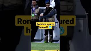 Ronaldo injured himself 🥶 #cr7 #football #ronaldo