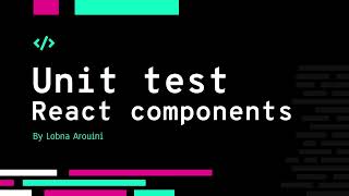 ENJOY TESTING REACT COMPONENTS - PART 1: course overview