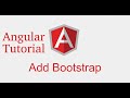 Angular 9 tutorial # add bootstrap