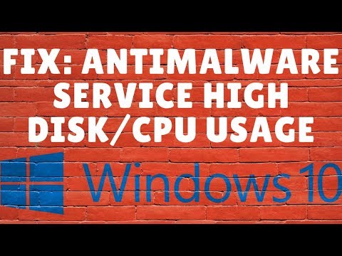 Fix Antimalware Service Executable High Memory OR High CPU Usage on Windows 10 in a Minute[UPDATED]