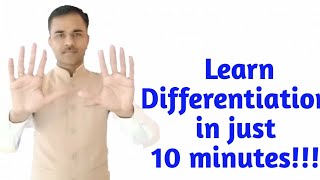 Learn total Differentiation in 10 minutes.