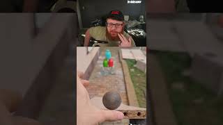 The last one got me way too hyped! Glass bottles vs metal balls #reaction #asmr #satisfying