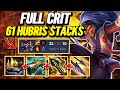 61 Hubris Stacks 100% Critchance Shaco - S14 [League of Legends] Full Gameplay - Infernal Shaco