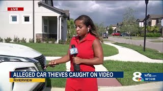 HCSO says car thieves caught on video