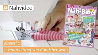 Nähvideo: Verarbeitung von Bündchenware – Kapitel 2 (Näh-Bibel Vol. 3)