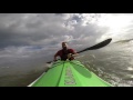 kayak surfing shark encounter