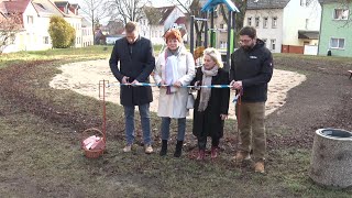 PUNKTum Spielplatz am Mühlplatz in Eisleben eröffnet