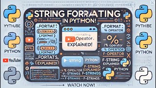 "Python String Formatting Explained | %,. format(), and f-Strings!"