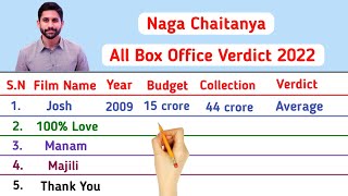Naga Chaitanya All Movies Box Office Verdict 2022 || Budget and Collection