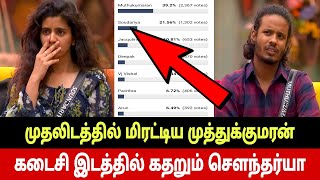 🔴 முதல்நாள் VOTING முடிவுகள் 🔥 முதலிடத்தில்  மிரட்டிய முத்துக்குமரன் 🔥 கடைசி இடத்தில் சௌந்தர்யா