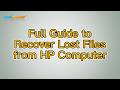 HP Data Recovery: Reliable Methods to Get Your Files Back