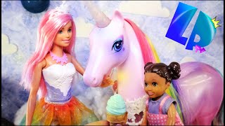 Rodzinka Barbie - Zosia ratuje Magicznego Jednorożca!!! Magia świateł w Dreamtopii