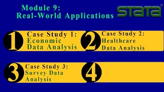 Module 9:📊 STATA Case Studies: Real-World Data Analysis in Economics, Healthcare & Survey Research