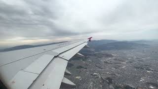 Peach　元気いっぱい　カワイイ　❤　CAさん　と　take off　アナウンス　エアバス　A320　福岡空港〜石垣島空港へ　フライト　2023年2月3日　ロングバージョン　上空迄　ユーチャンネル