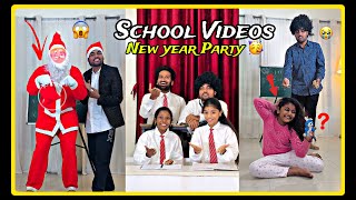 School New Year Party🥳\u0026Christmas Funny Videos😍|| Charanspy